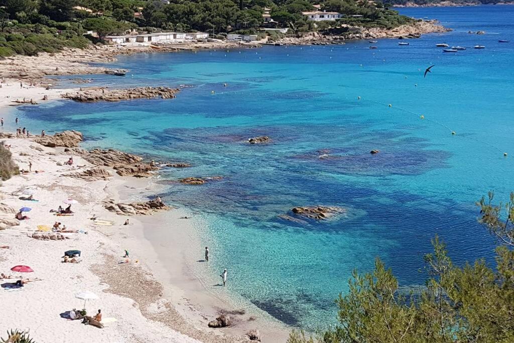 2 Bedrooms, 15 Min Walk To Beach, Ac, Pool & Fiber Internet In A Quiet, Private Gated Domain 5Kms To St Tropez Cogolin Kültér fotó